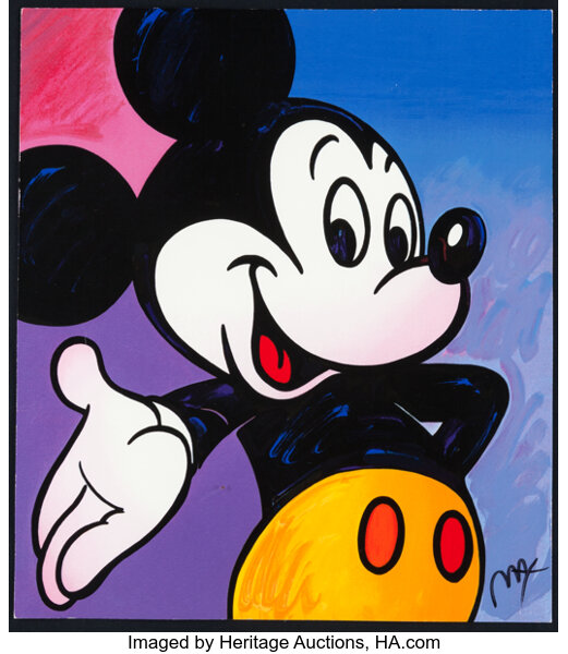 Buy Pop Art Mickey Mouse Original Painting Online in India 