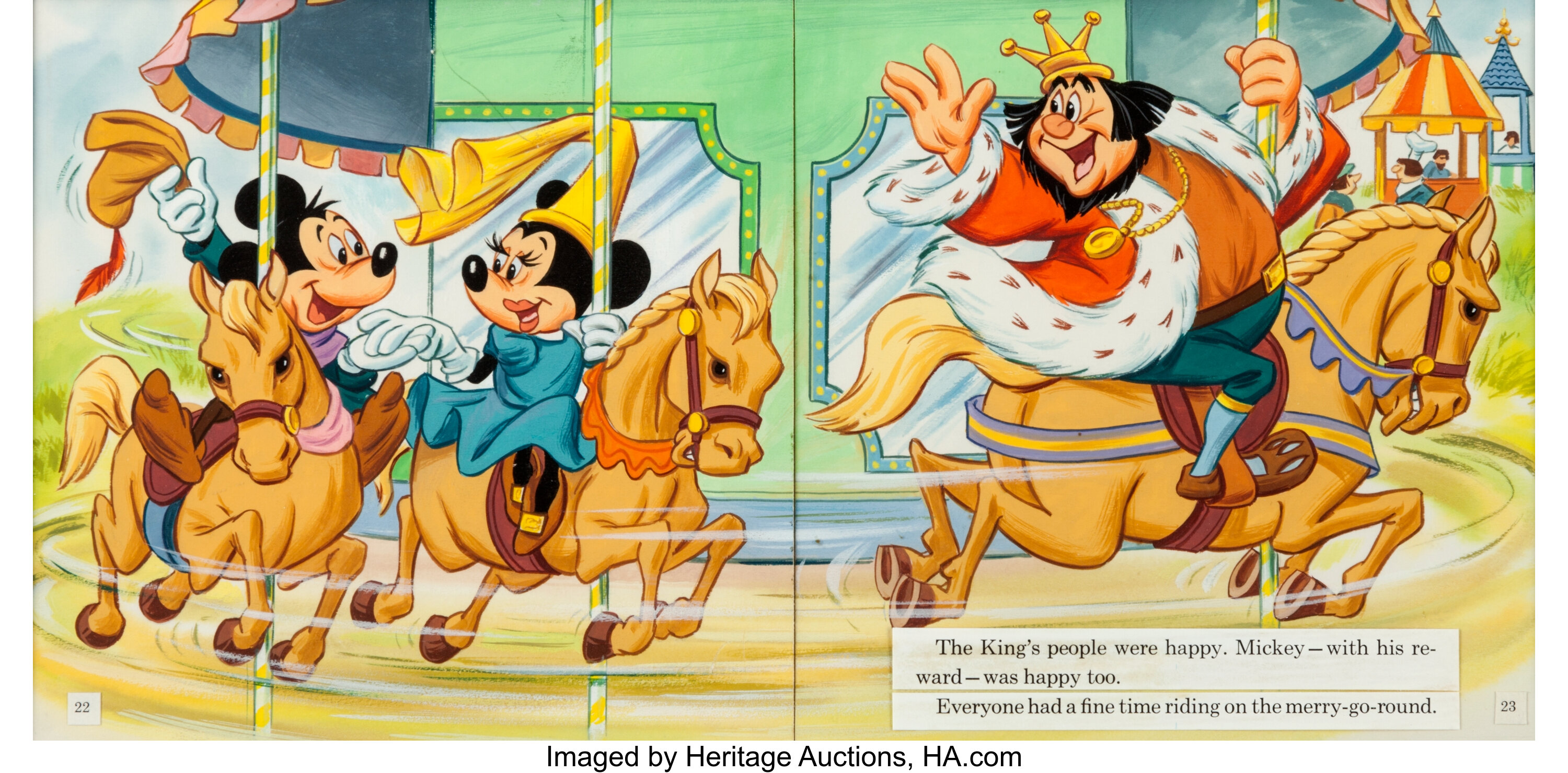 Brave Little Taylor Mickey Mouse Story Book Illustration | Lot