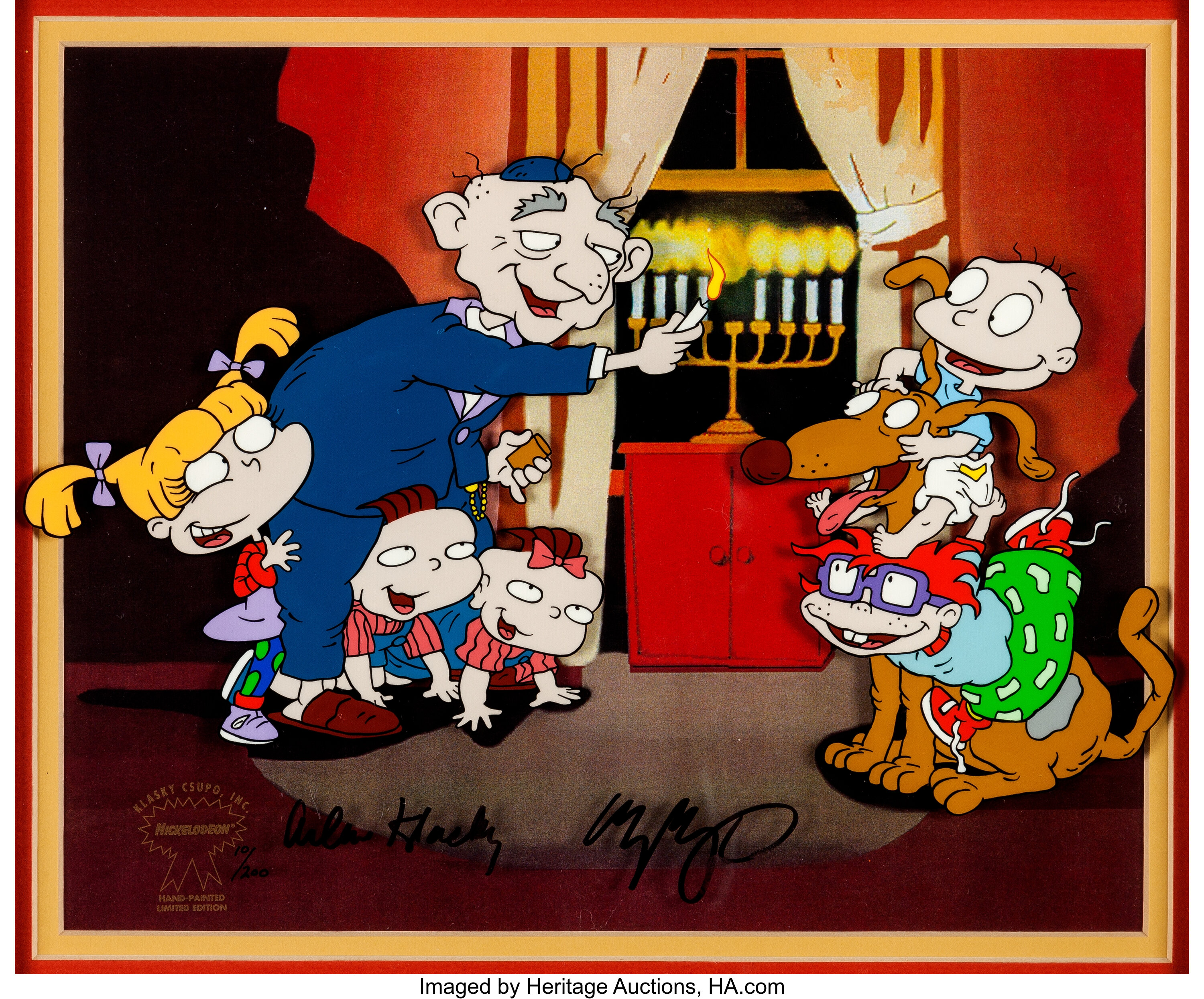 The Rugrats Limited Edition Cel Klasky Csuponickelodeon Lot 97047 Heritage Auctions 