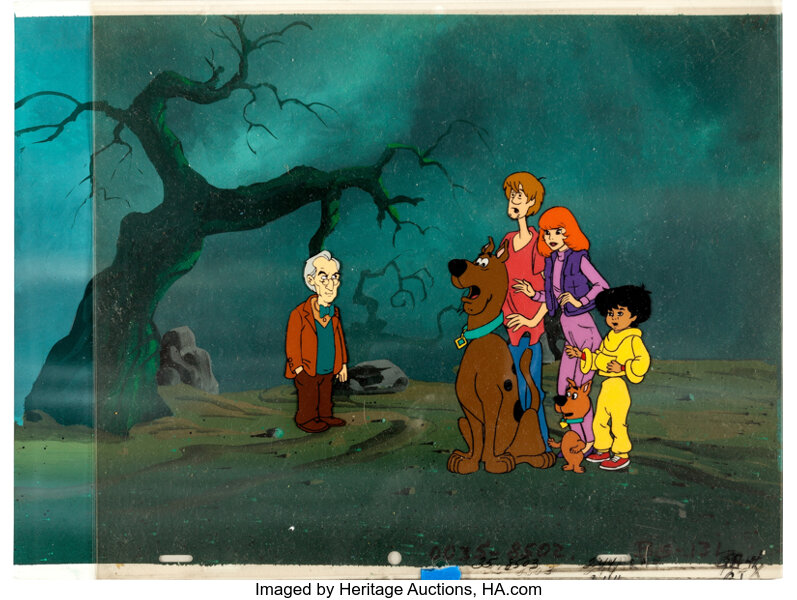 Scooby Doo 1985 13 deals Ghosts of Scooby Doo Production Animation Art Cel Hanna Barbera 24