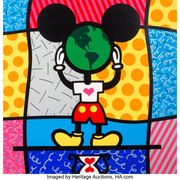 Disney hotsell Mickey Mouse by Romero Britto