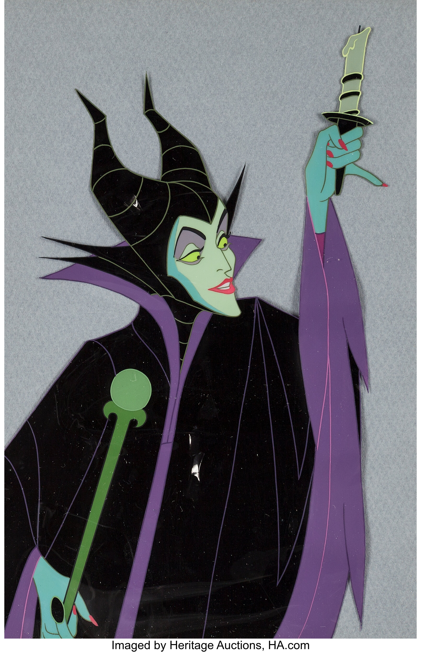 Sleeping Beauty Maleficent Color Model Cel (Walt Disney, c. 1959/, Lot  #99692