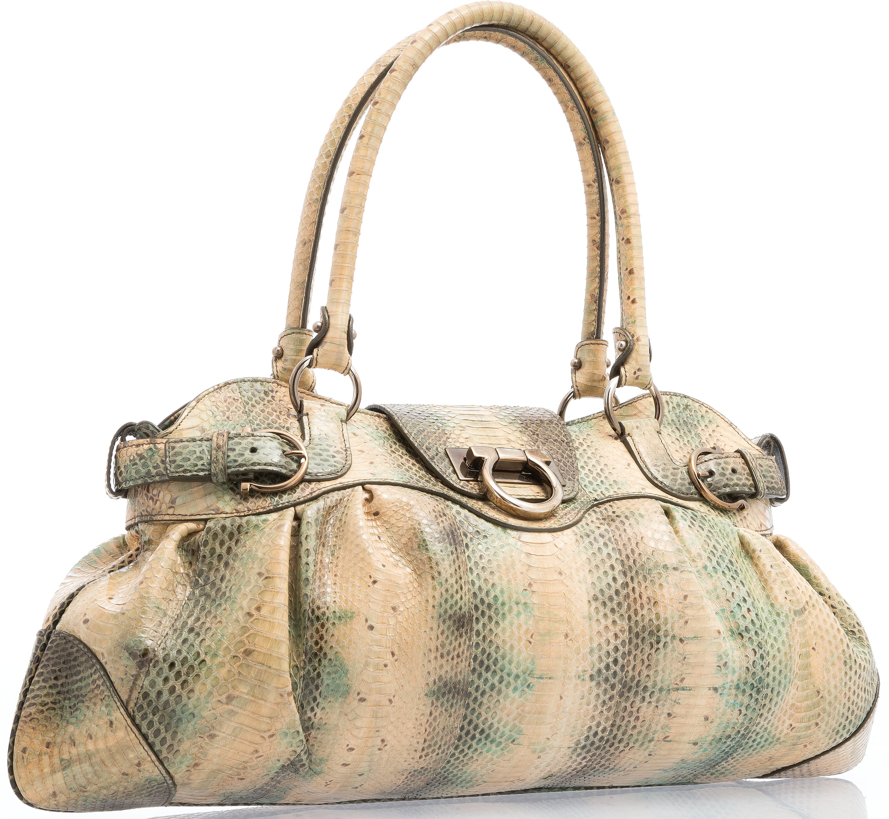 Salvatore ferragamo snakeskin outlet bag