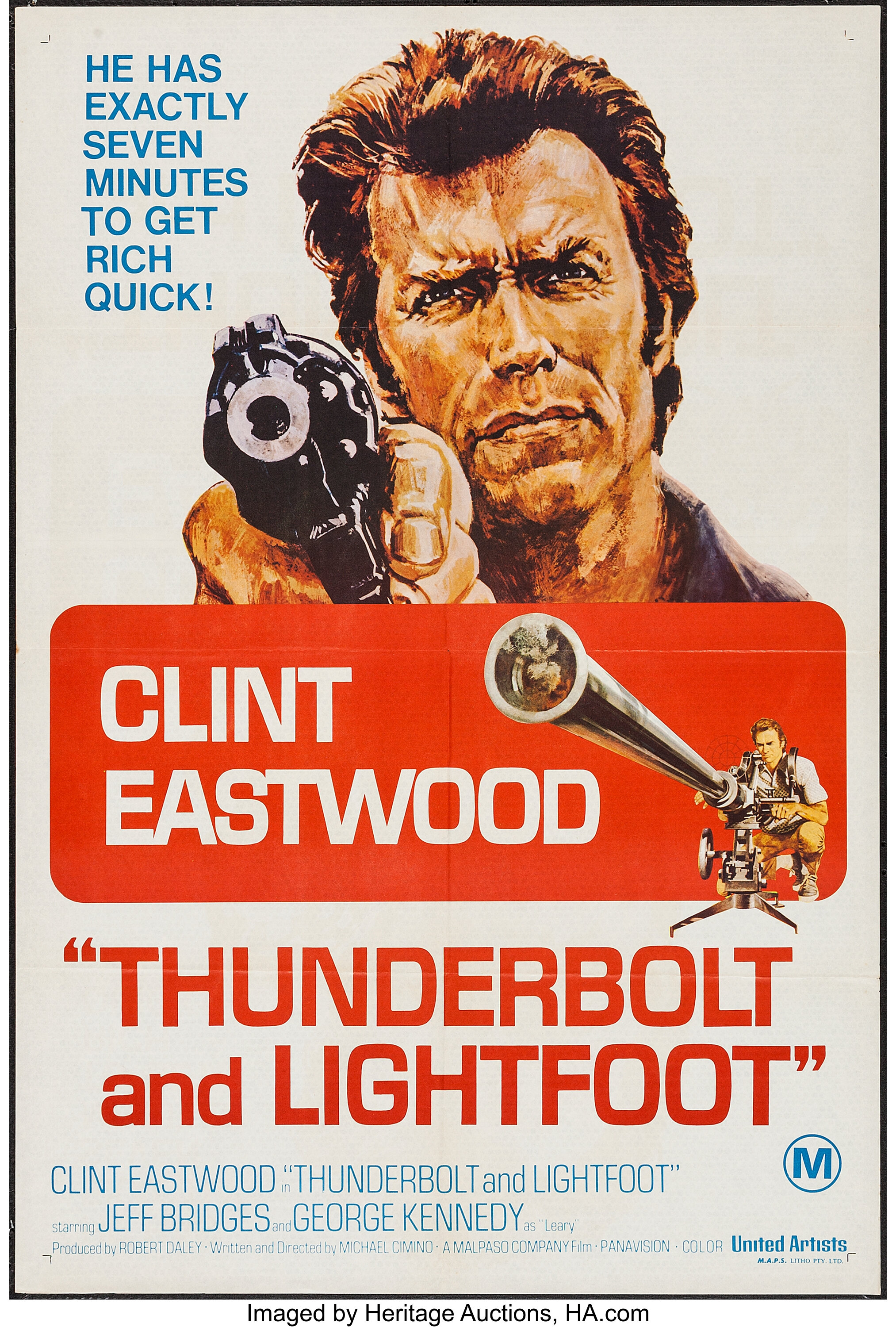 Thunderbolt and Lightfoot (United Artists, 1974). Australian One | Lot ...