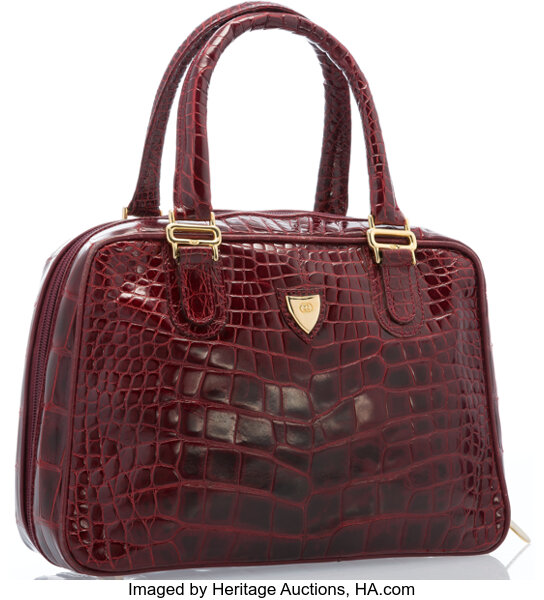 Alligator hot sale tote bag