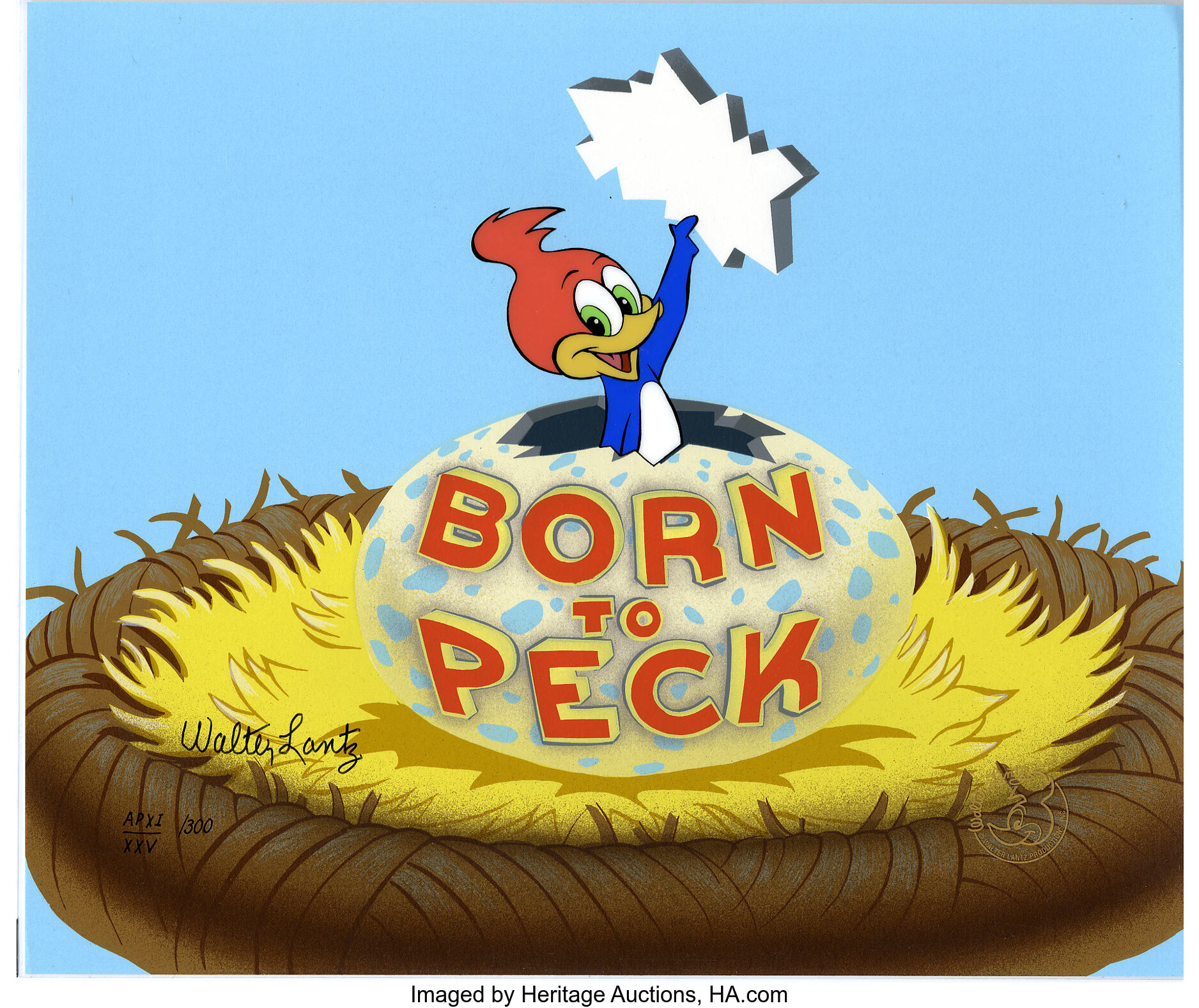 woody woodpecker born to peck