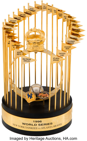 1996 New York Yankees World Series Championship Trophy. Baseball, Lot  #80511