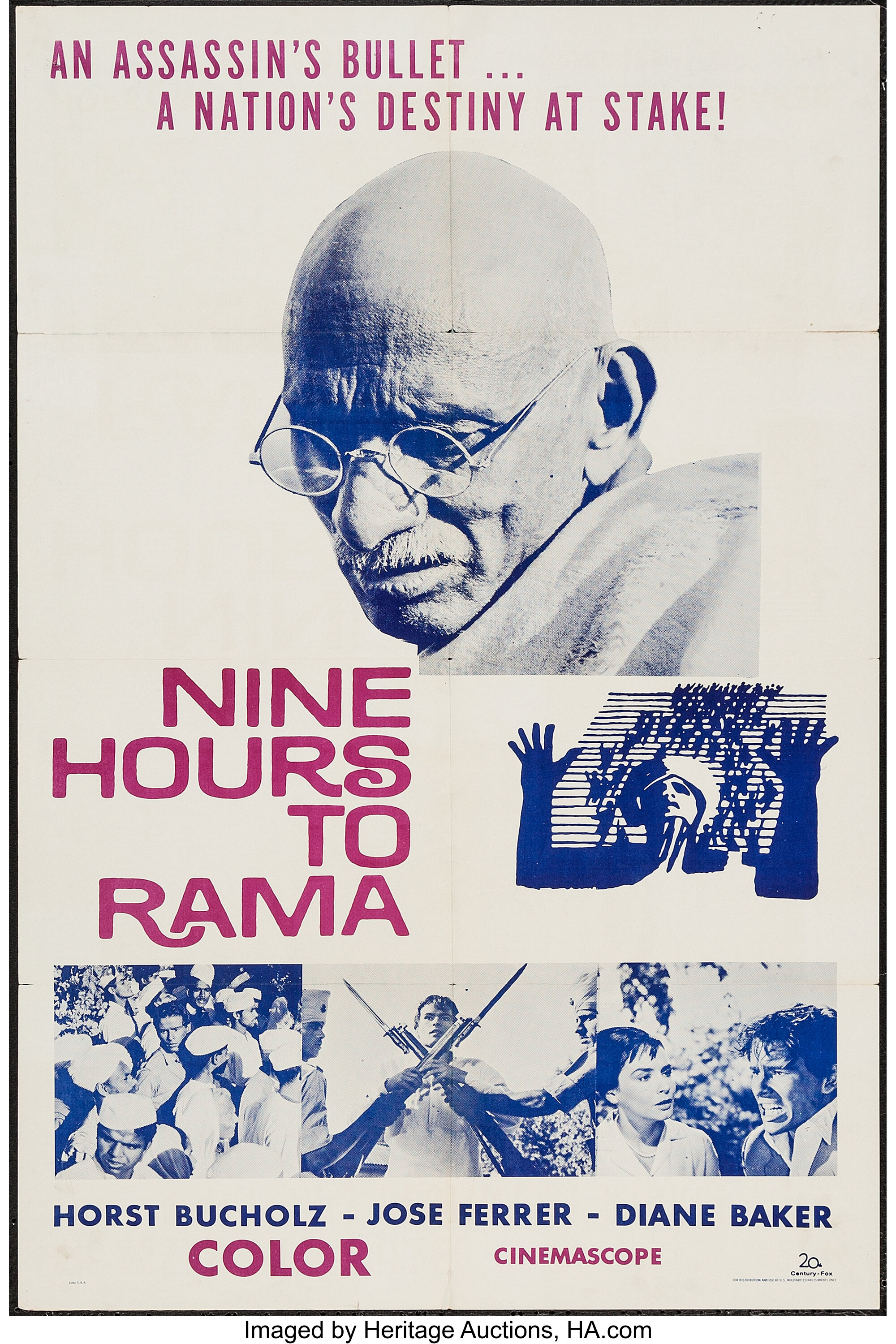 Nine Hours To Rama th Century Fox 1963 Military Style One Lot Heritage Auctions