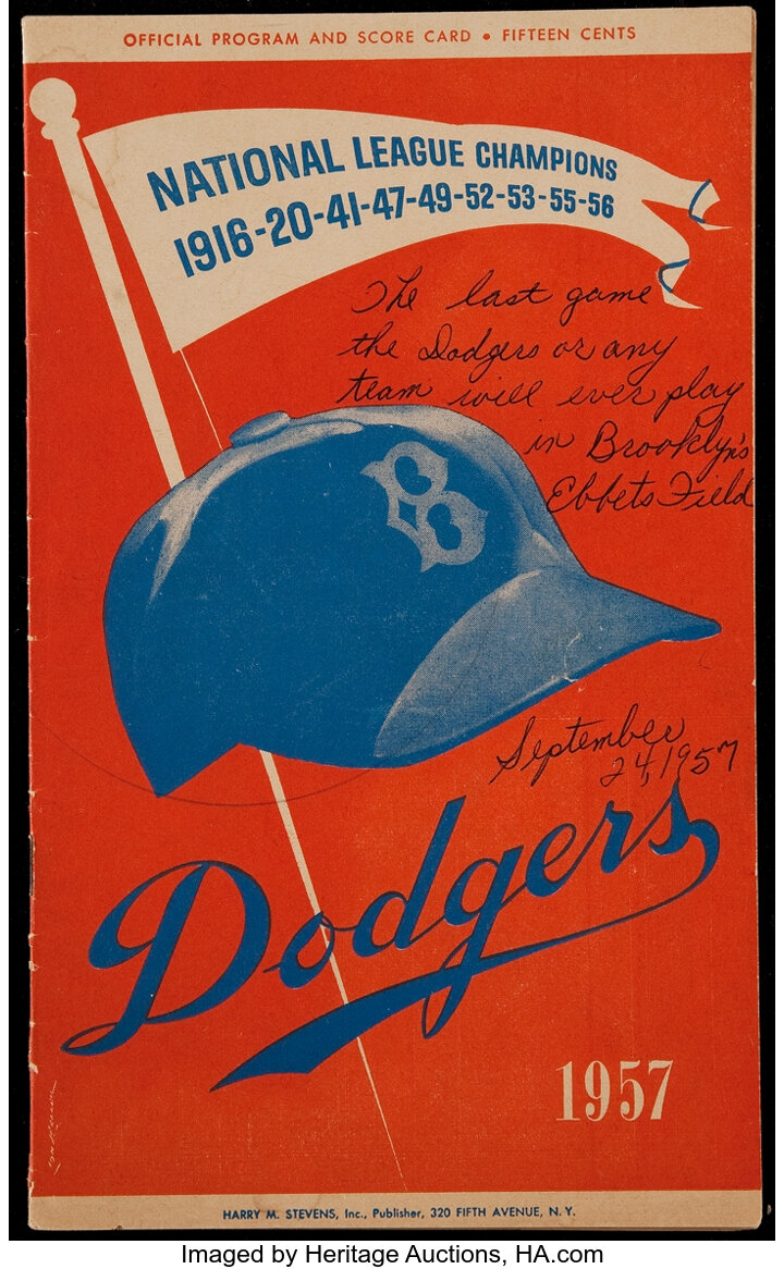 September 8, 1957: The Last Game: Brooklyn Dodgers versus New York