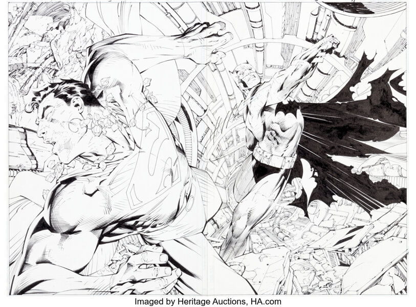 Jim Lee and Scott Williams Batman #612 