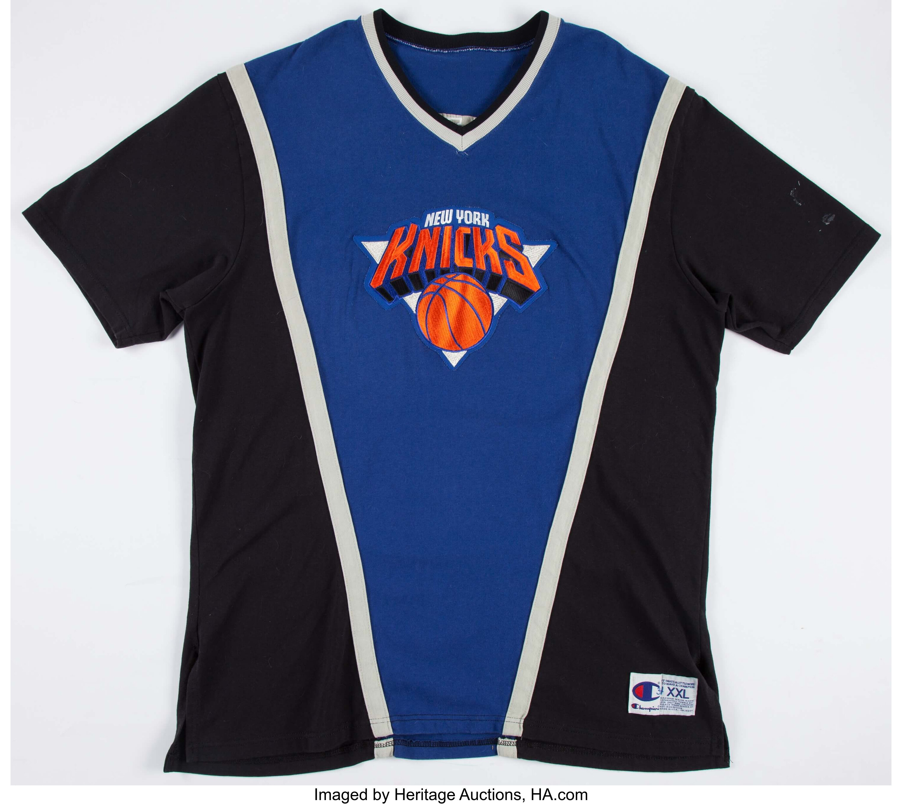 1990's AUTHENTIC NEW YORK KNICKS STARTER SHOOTING SHIRT L