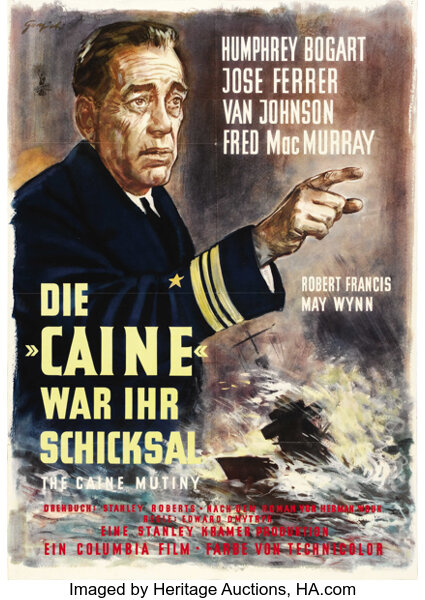 The Caine Mutiny Columbia 1954 German A1 23 X 33