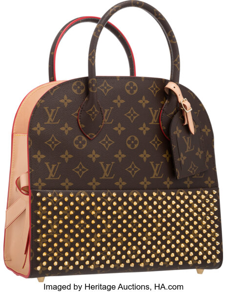 12  Louis Vuitton Monogram Canvas and Calfhair Iconoclasts