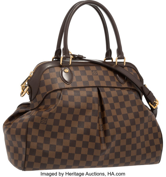 Louis Vuitton Damier Ebene Canvas Trevi GM Bag. Excellent, Lot #58155