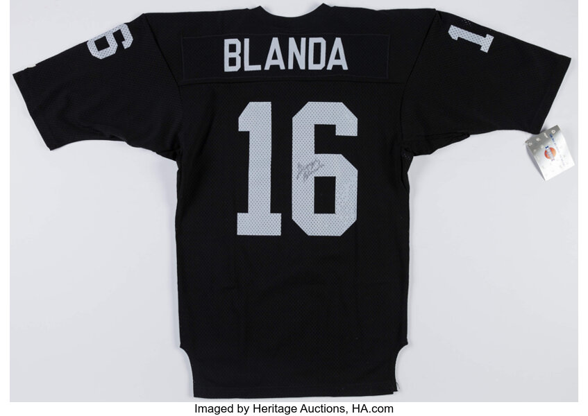 George Blanda Signed Oakland Raiders Jersey. Football, Lot #42094