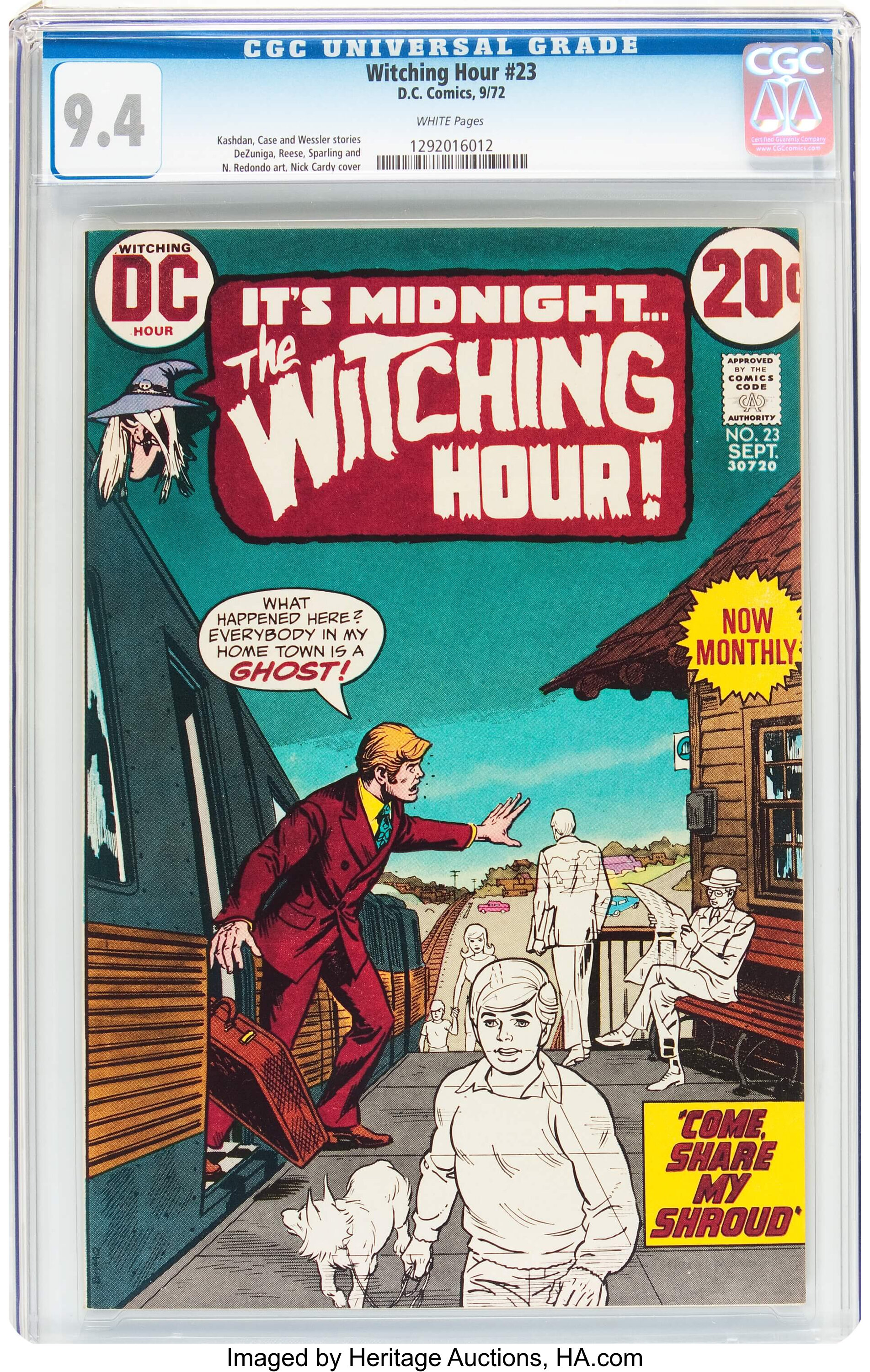 The Witching Hour 23 Dc 1972 Cgc Nm 9 4 White Pages Bronze Lot Heritage Auctions