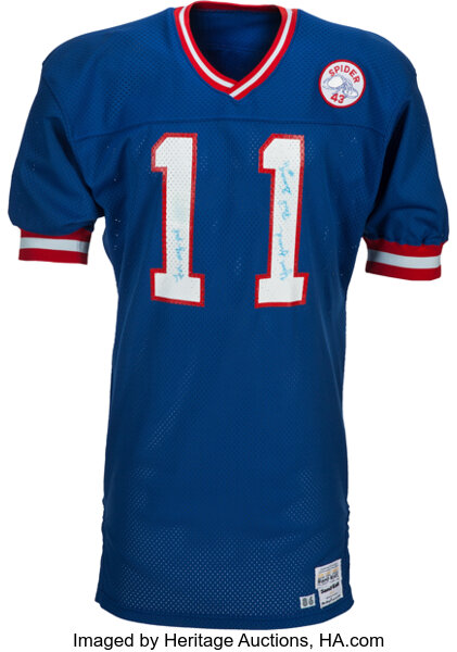 1986 Phil Simms Game Worn Giants Jersey - SB Championship Year