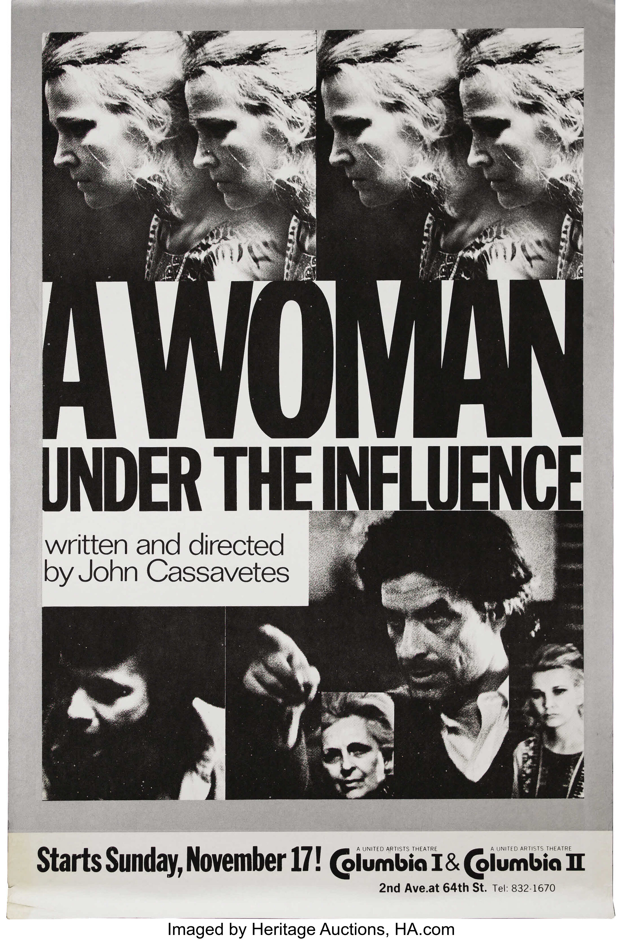 A Woman Under the Influence (Independent, 1974). One Sheet (27 X, Lot  #28121