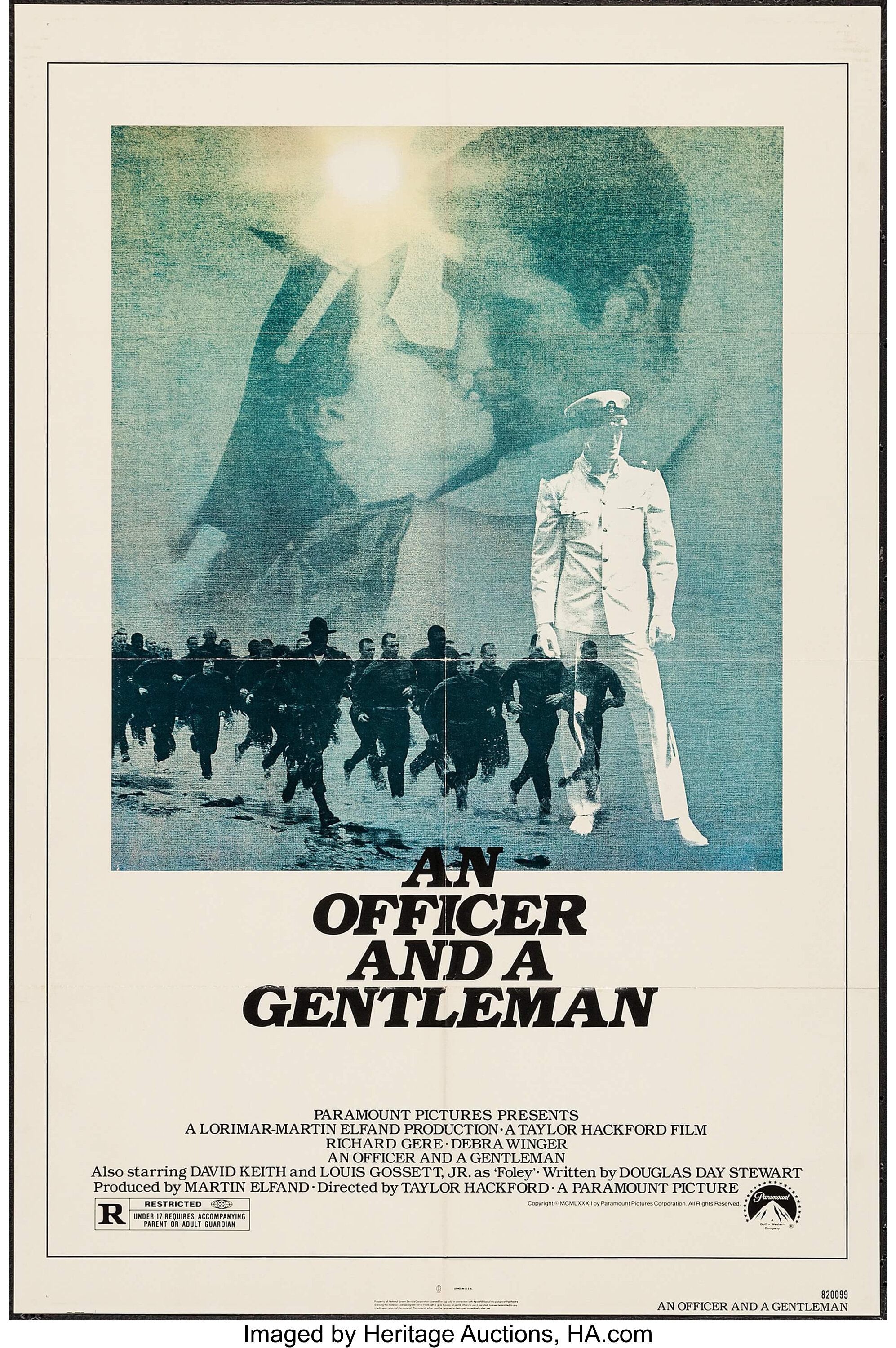 an officer and a gentleman poster