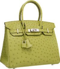 Hermes 25cm Shiny Vert Fonce Nilo Crocodile Birkin Bag with Palladium  Hardware., Heritage Auctions