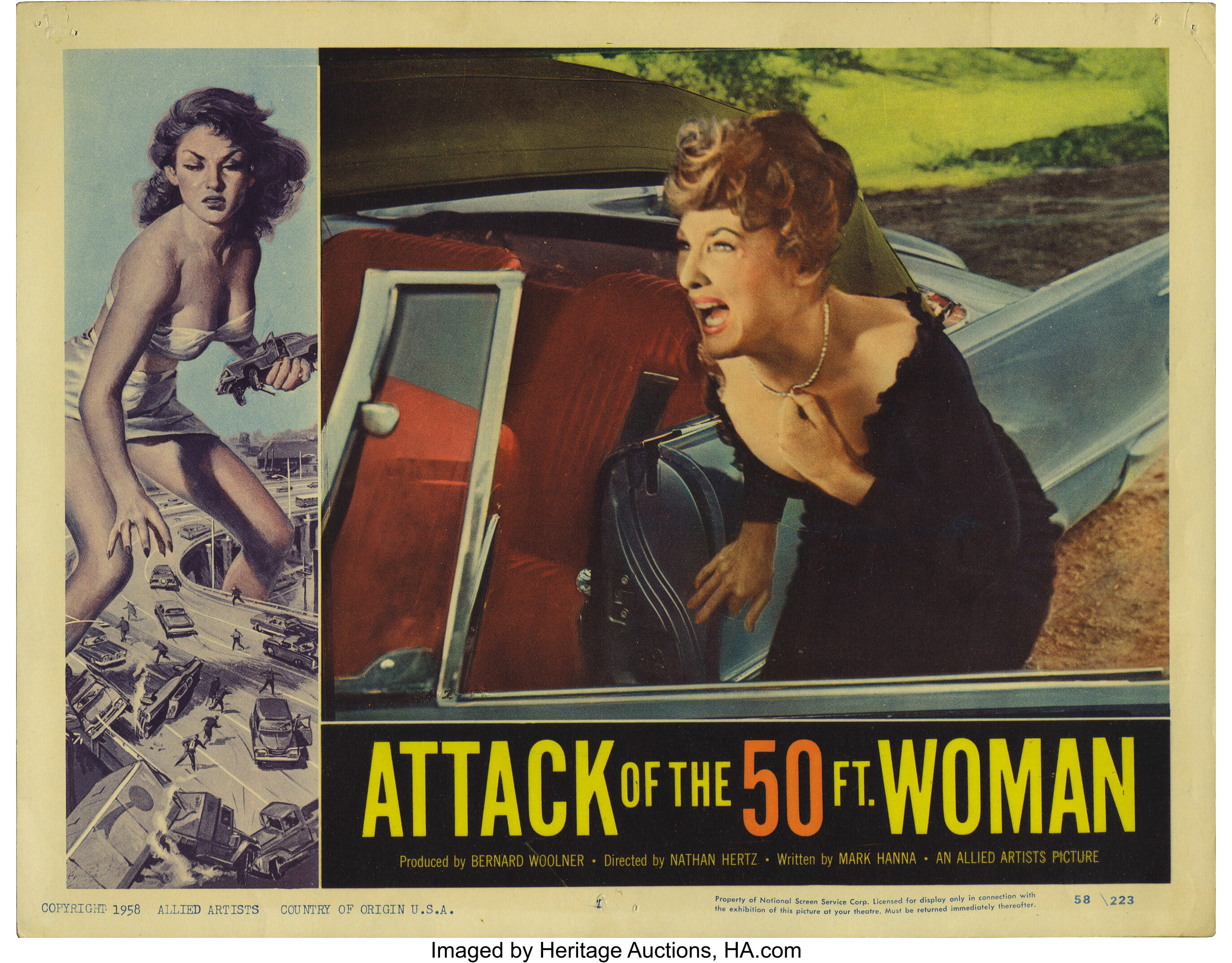 50 foot woman movie poster