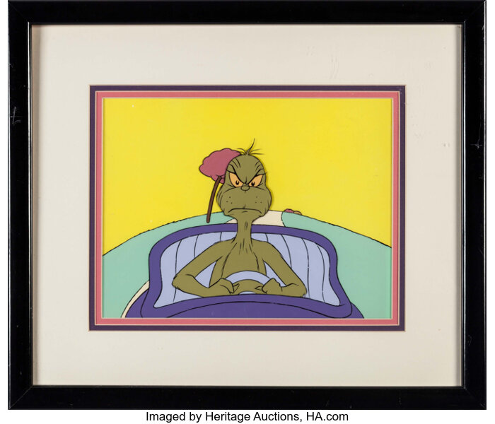 The Grinch Grinches The Cat In The Hat Production Cel Setup Lot 12159 Heritage Auctions