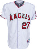 Mike Trout 2016 Los Angeles Angels Game Worn Jersey