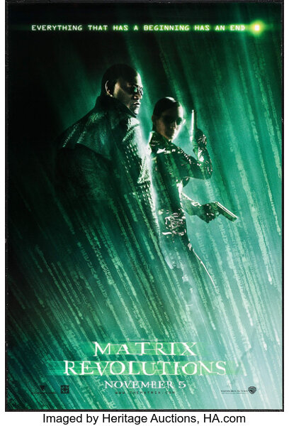 The Matrix Revolutions (Warner Brothers, 2003). One Sheets (5) (27