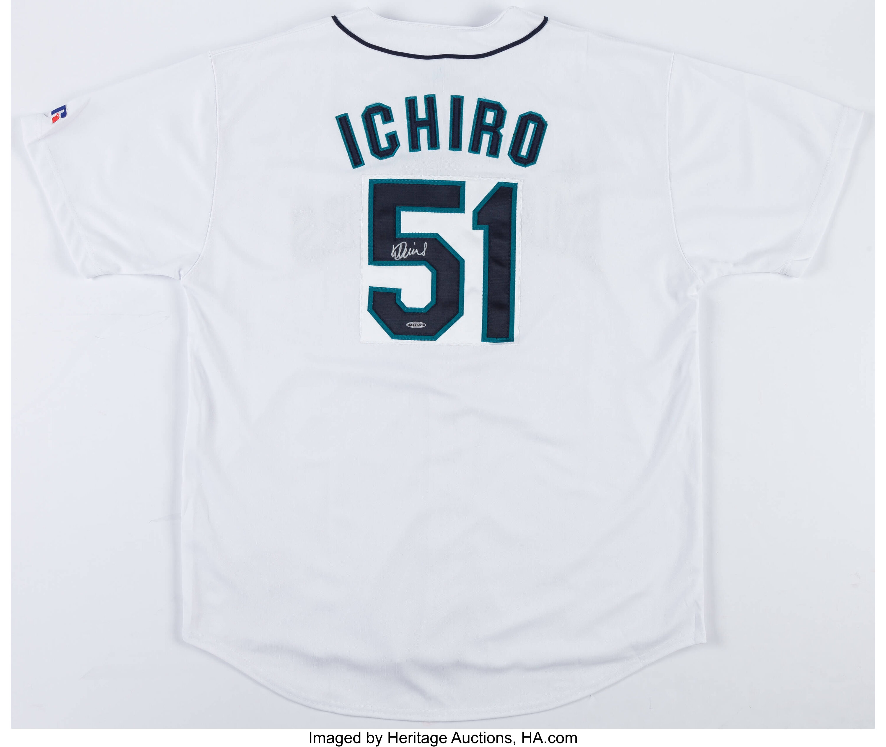 Lot Detail - Ichiro Suzuki Signed Seattle Mariners Home Jersey (PSA/DNA)