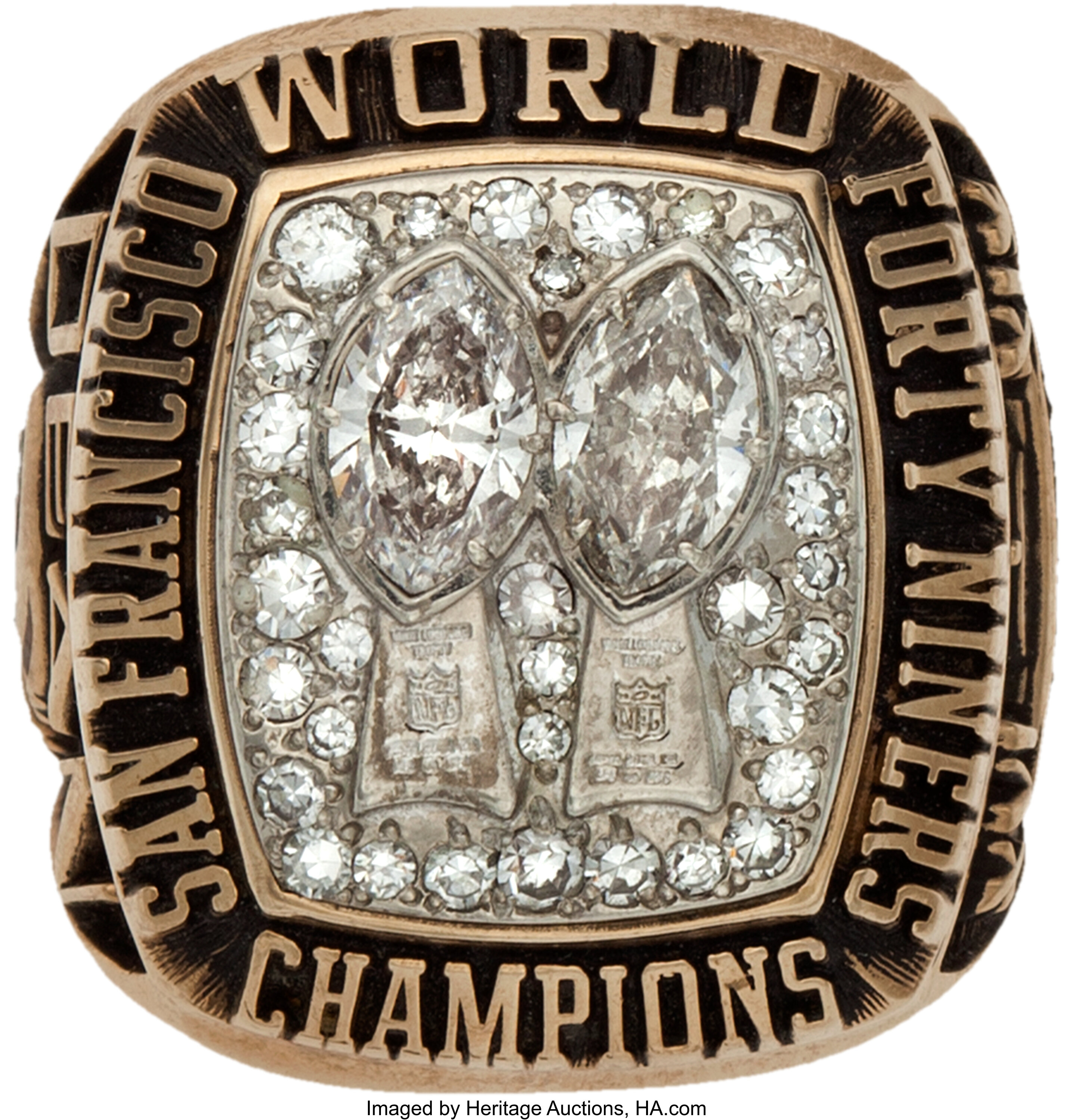 1984-85 San Francisco 49ers Super Bowl XIX Championship Ring, Lot #80065