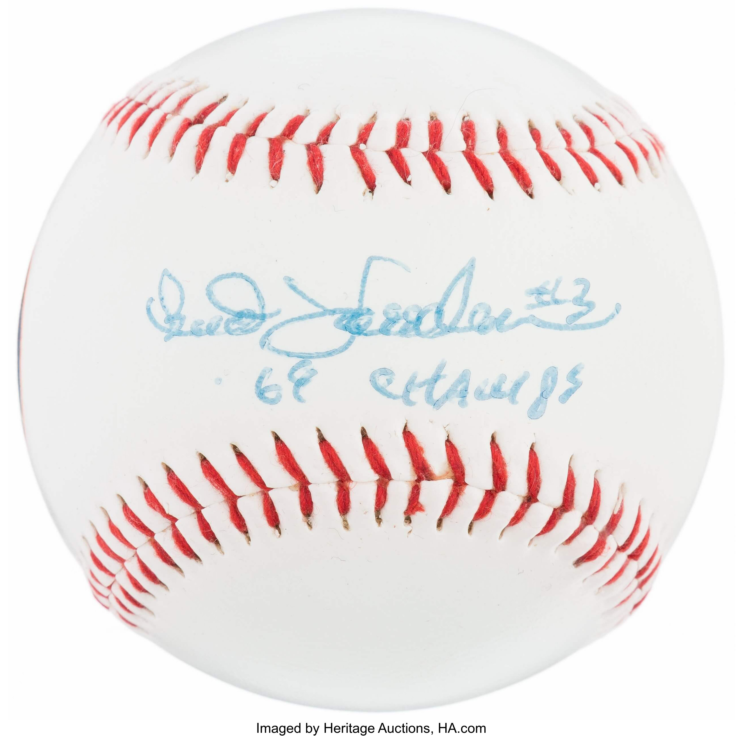 Bud Harrelson Autographed Baseball