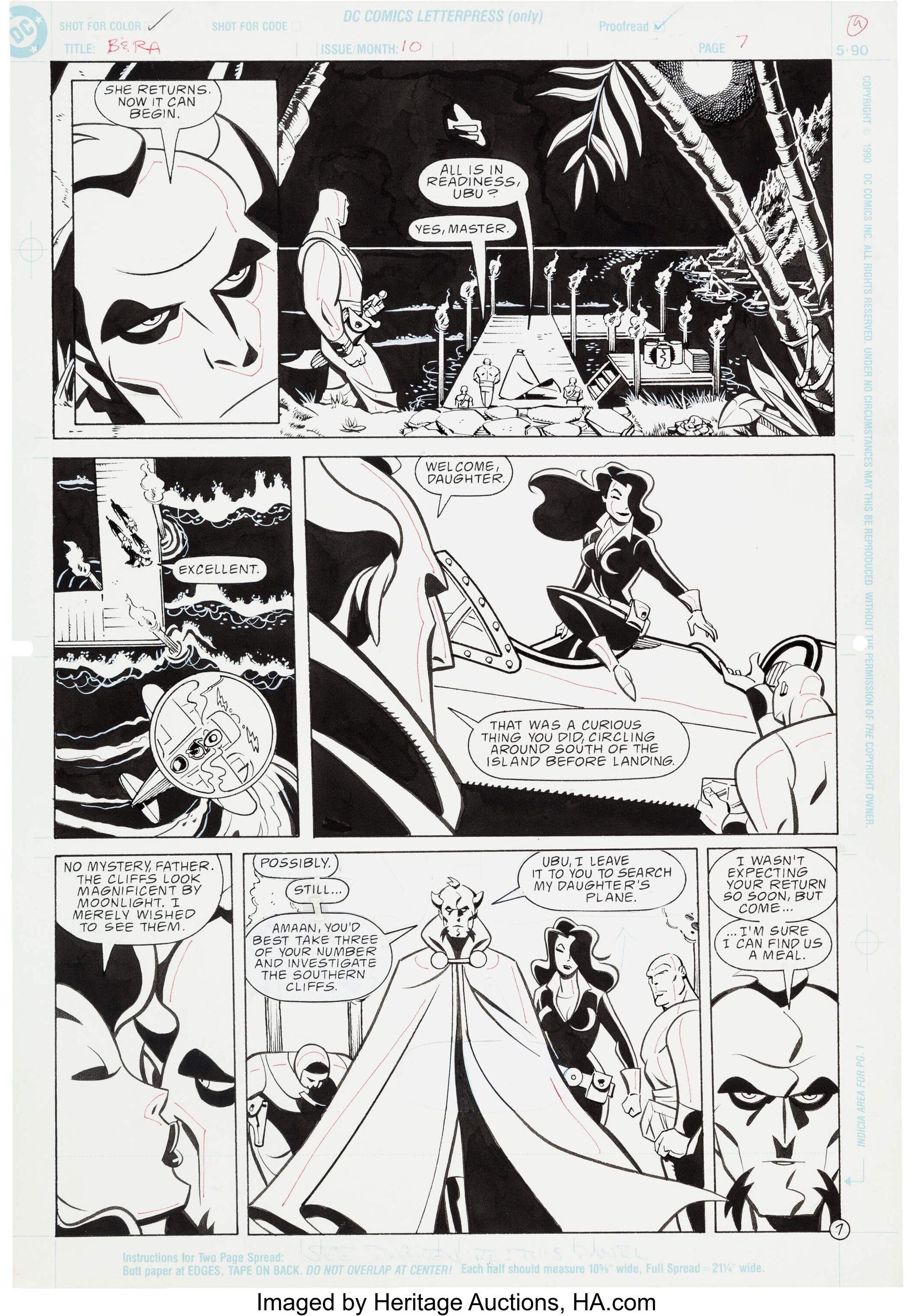 Rick Burchett The Batman and Robin Adventures #7 and #10 Original | Lot  #13016 | Heritage Auctions