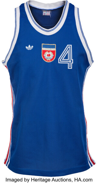 Essential T-Shirt for Sale mit Drazen Petrovic Retro Kroatien Basketball  Trikot von acquiesce13