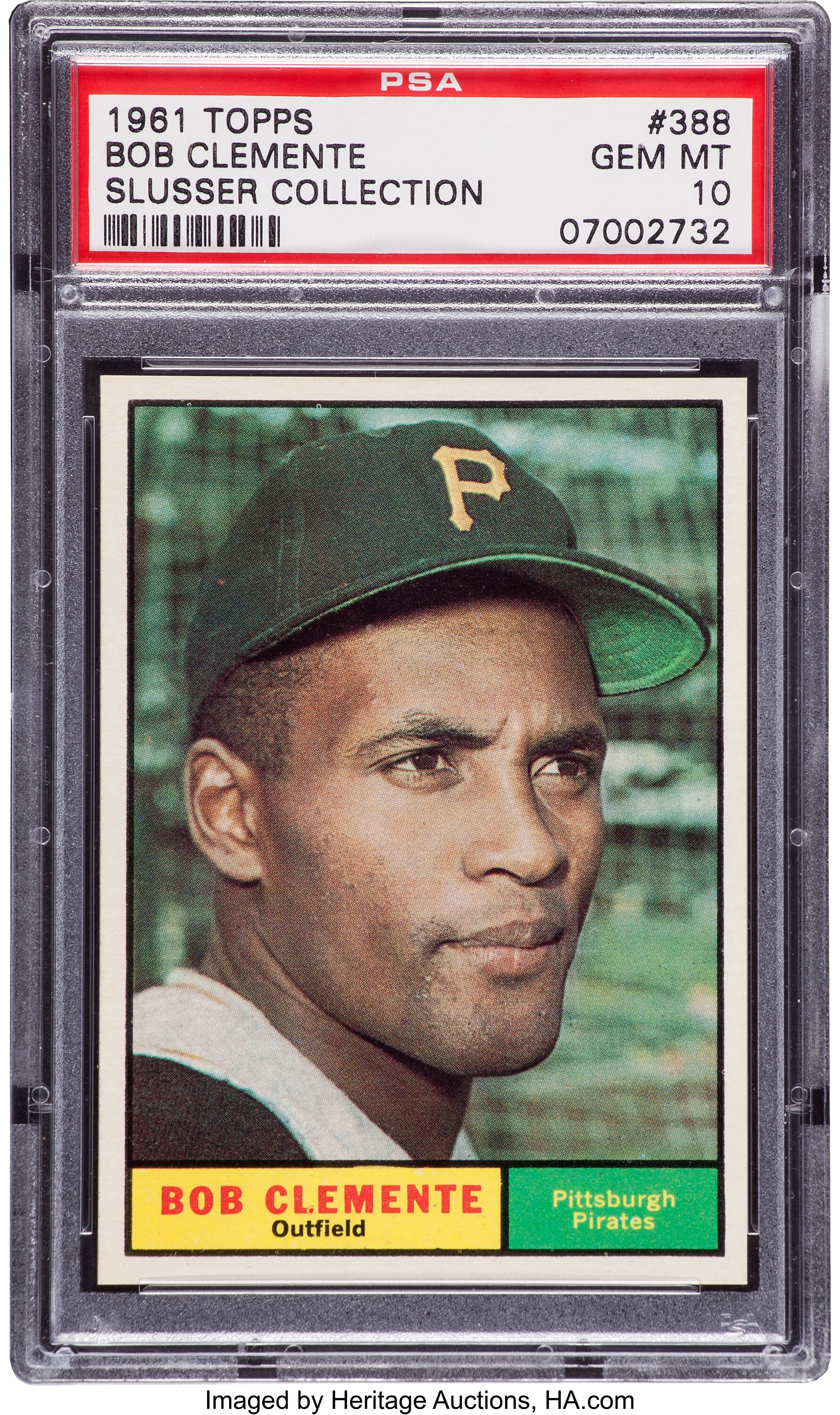 1961 Topps Roberto Clemente #388 PSA Gem Mint 10 - One of Only Two ...