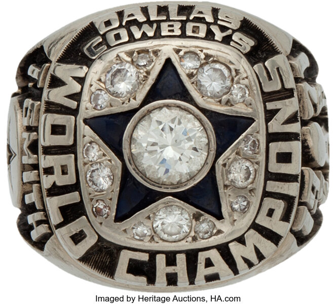 1971-72 Dallas Cowboys Super Bowl Championship Player's Ring. , Lot  #81905