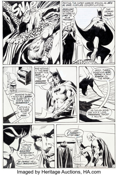 Neal Adams and Dick Giordano Batman #232 Page 11 Original Art (DC, | Lot  #92007 | Heritage Auctions