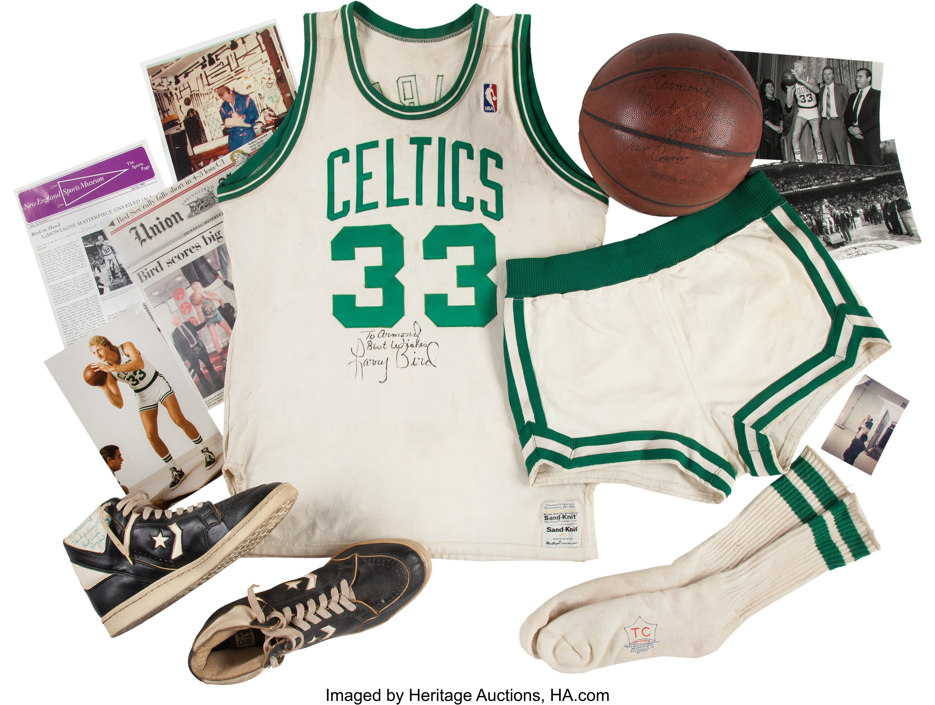 Lot Detail - 1986 Larry Bird Boston Celtics Black Converse Dual Autographed  (JSA) NBA Championship / MVP Season Game Worn Shoes (Charity Auction  Provenance/MEARS LOA) Finest Pair Extant