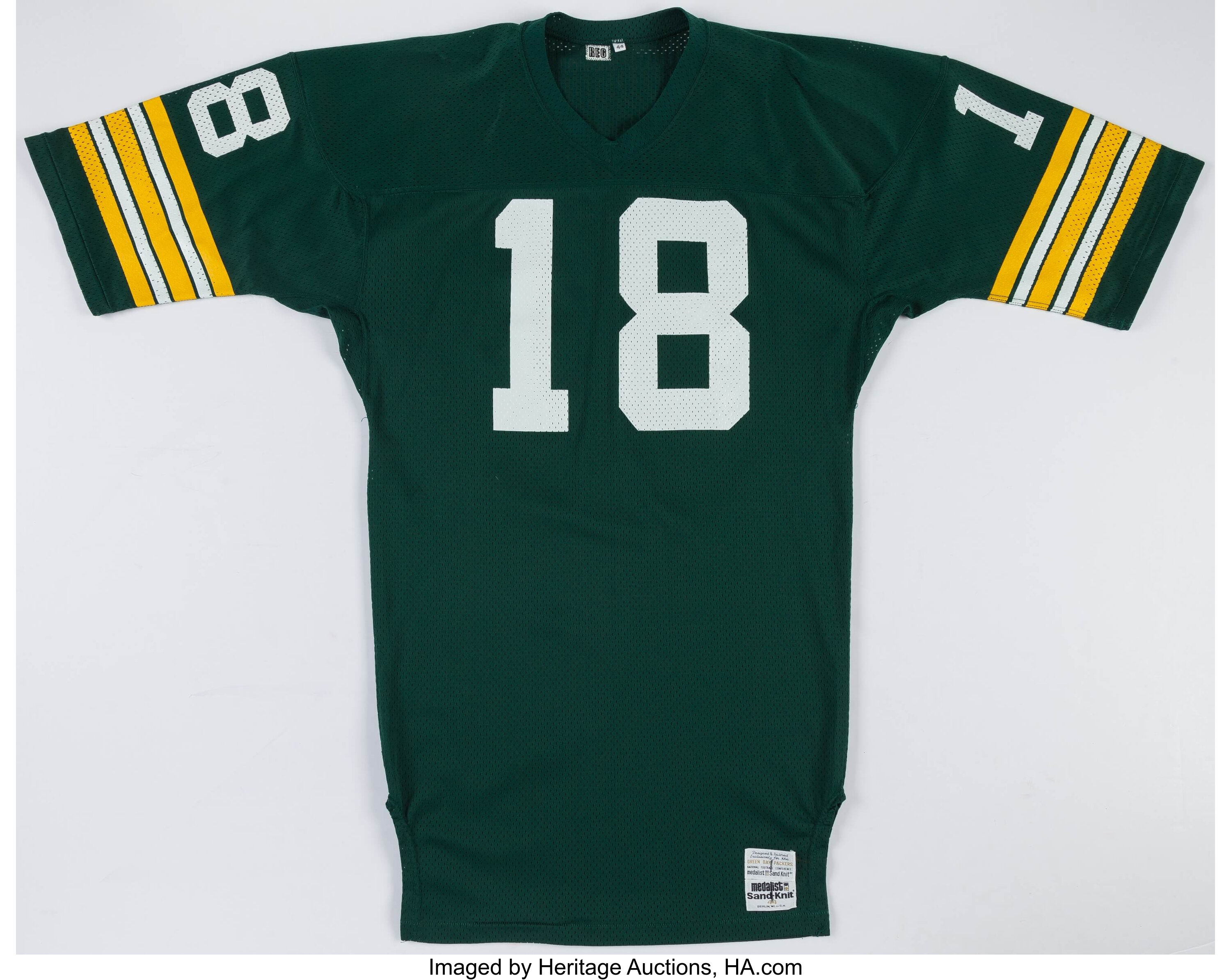 1975 Joe Danelo Game Worn Green Bay Packers Jersey. Football