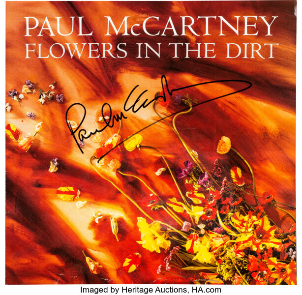 Beatles - Paul McCartney Signed Flowers in the Dirt Album