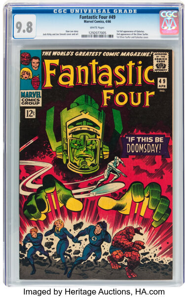 Fantastic Four #49 (Marvel, 1966) CGC NM/MT 9.8 White pages