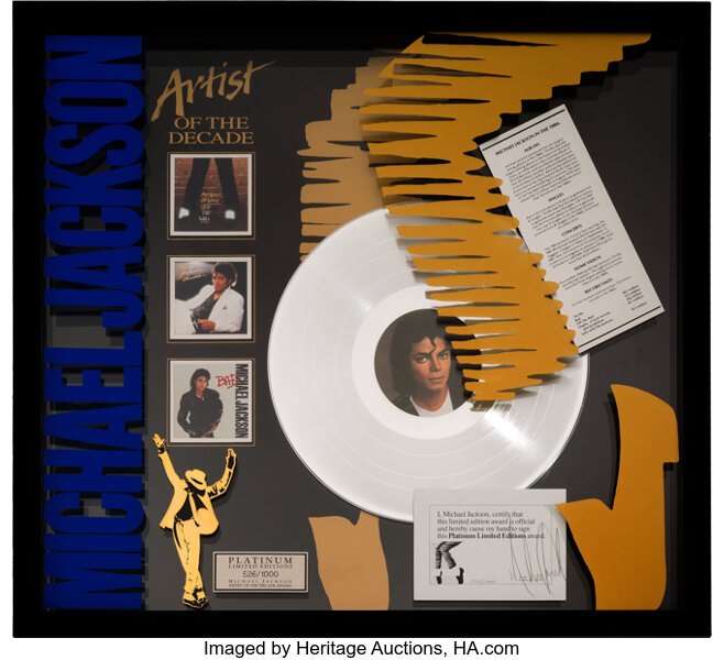 Michael Jackson Signed Platinum Limited Edition 