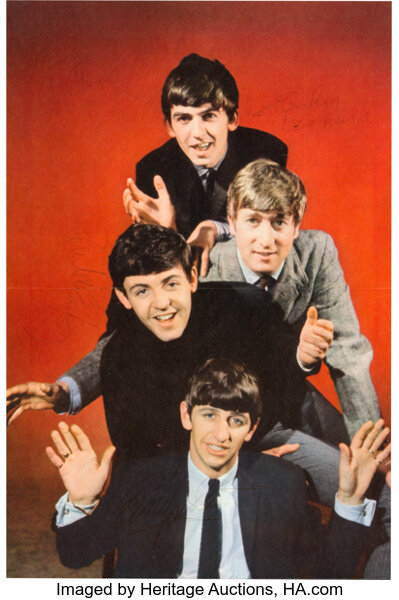 beatles poster color