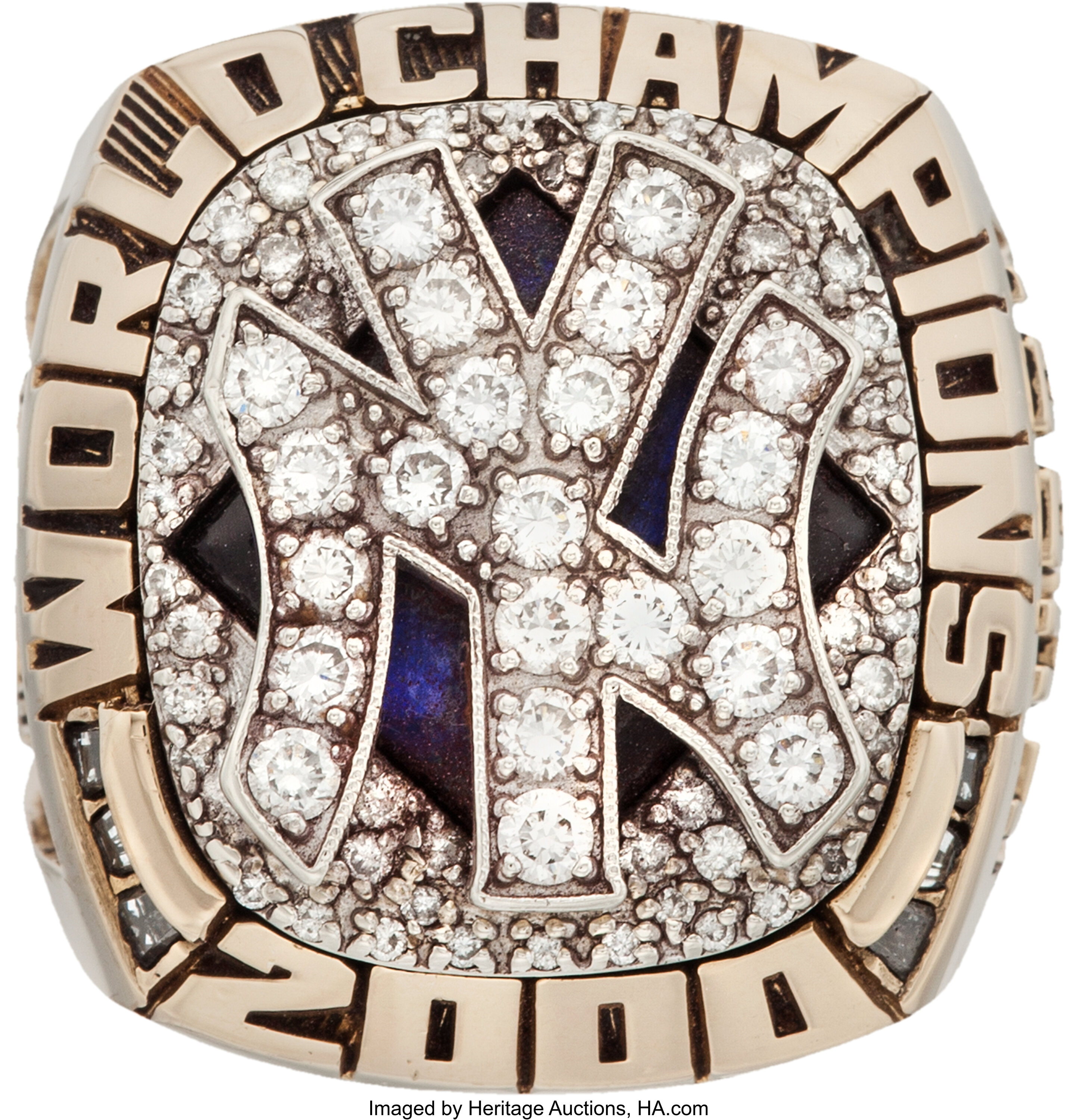 2000 New York Yankees World Series Championship Ring.... Baseball | Lot ...