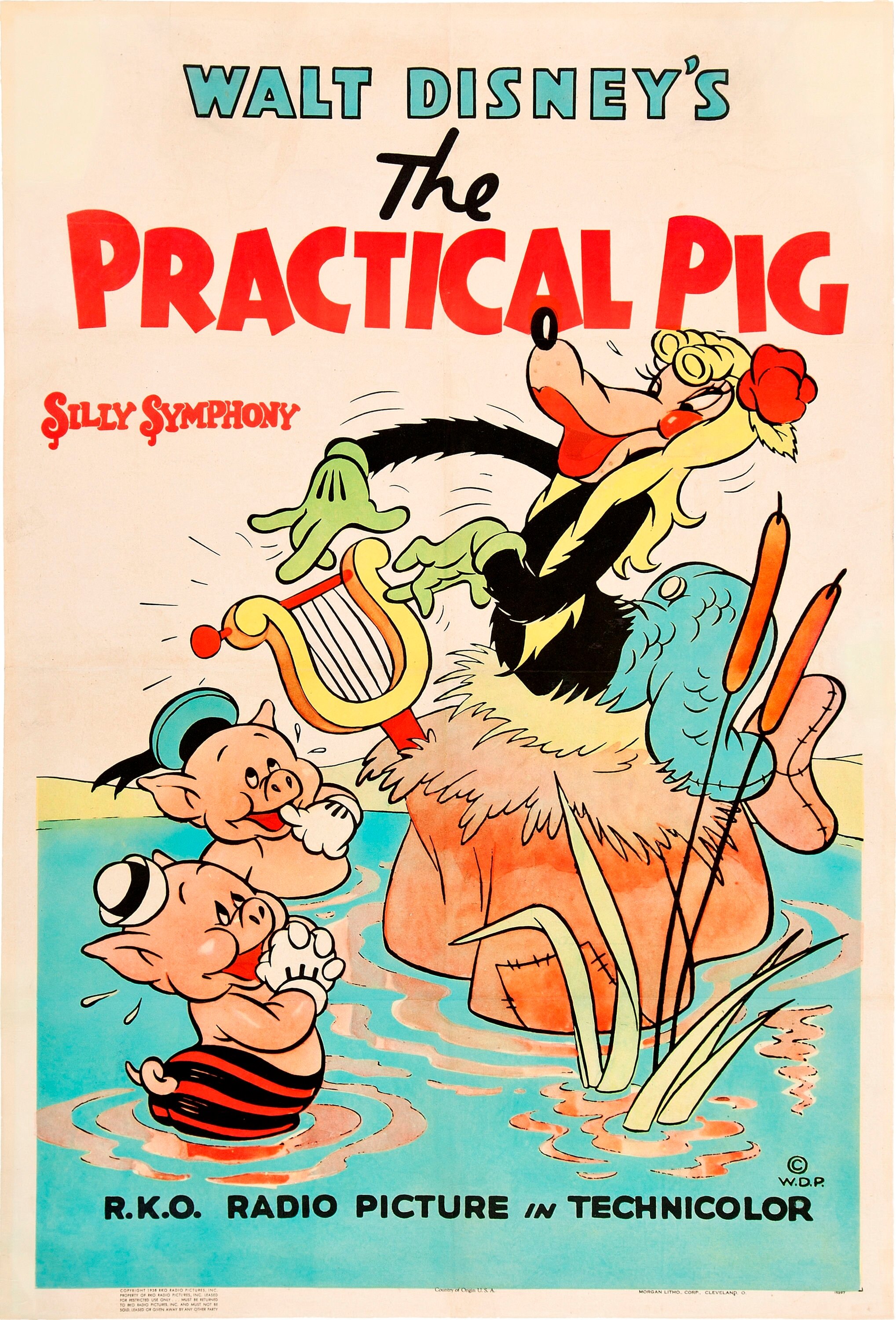 The Practical Pig Rko 1939 One Sheet 27 X 41 Movie Lot 86504 Heritage Auctions