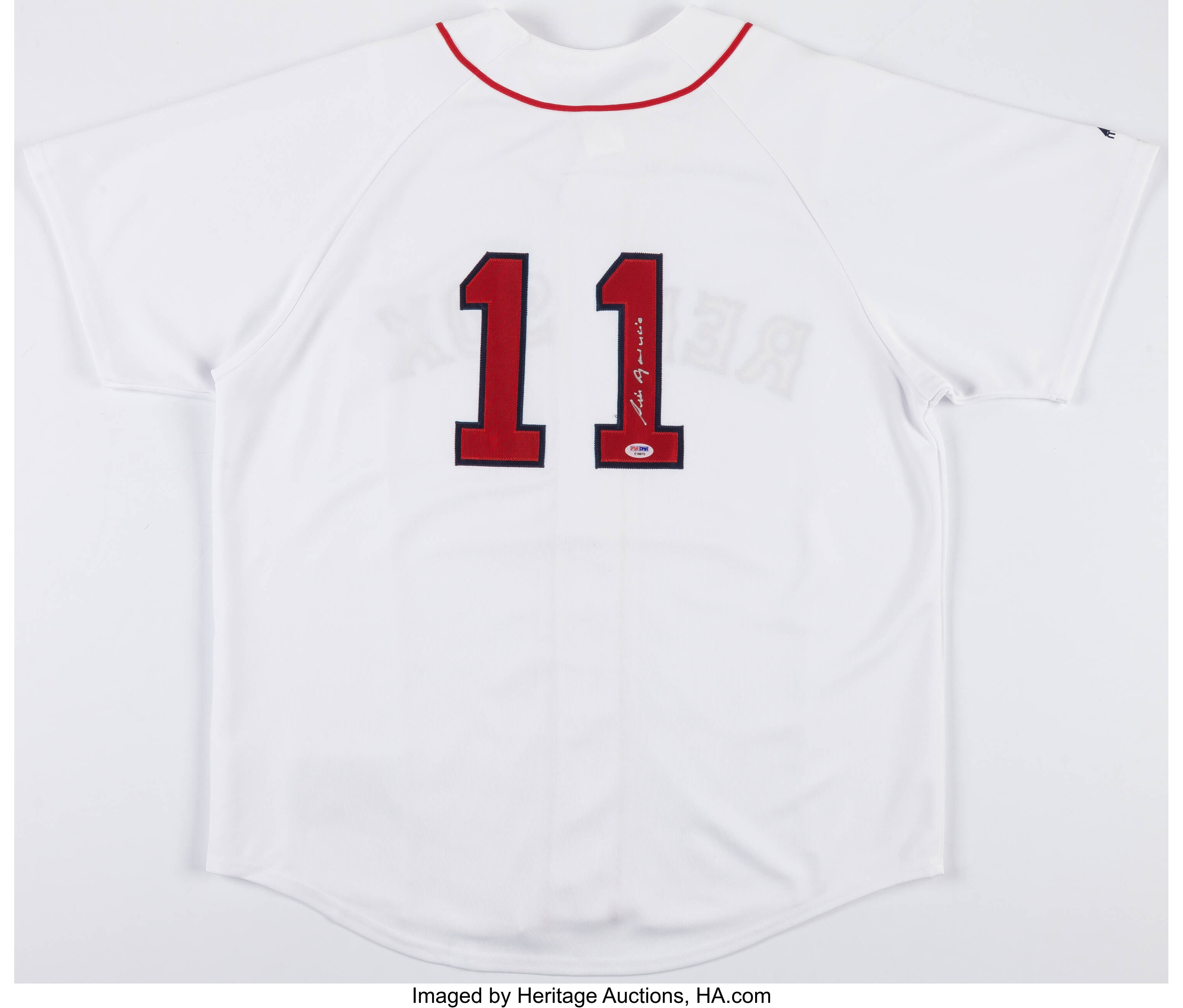 Luis Aparicio Signed Boston Red Sox Jersey. Baseball
