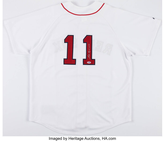 Luis Aparicio Signed Boston Red Sox Jersey Baseball Lot