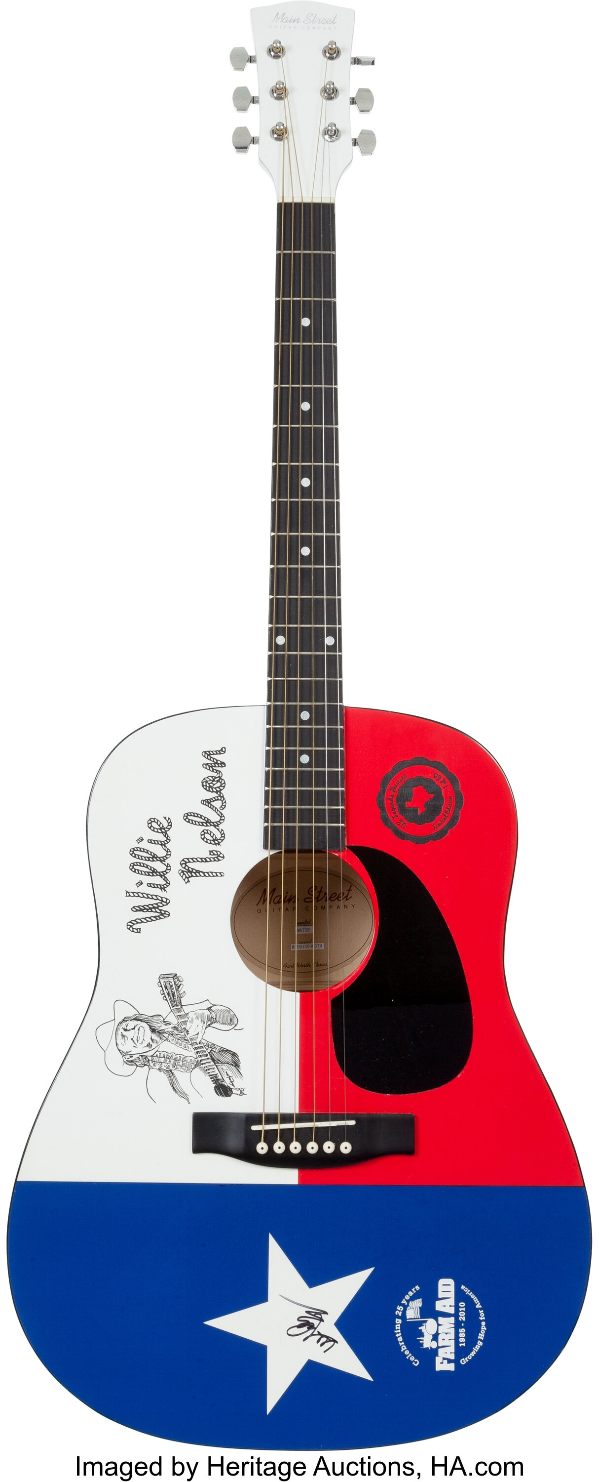 Willie Nelson Signed Guitar Musical Instruments Acoustic Guitars Lot 89465 Heritage Auctions 
