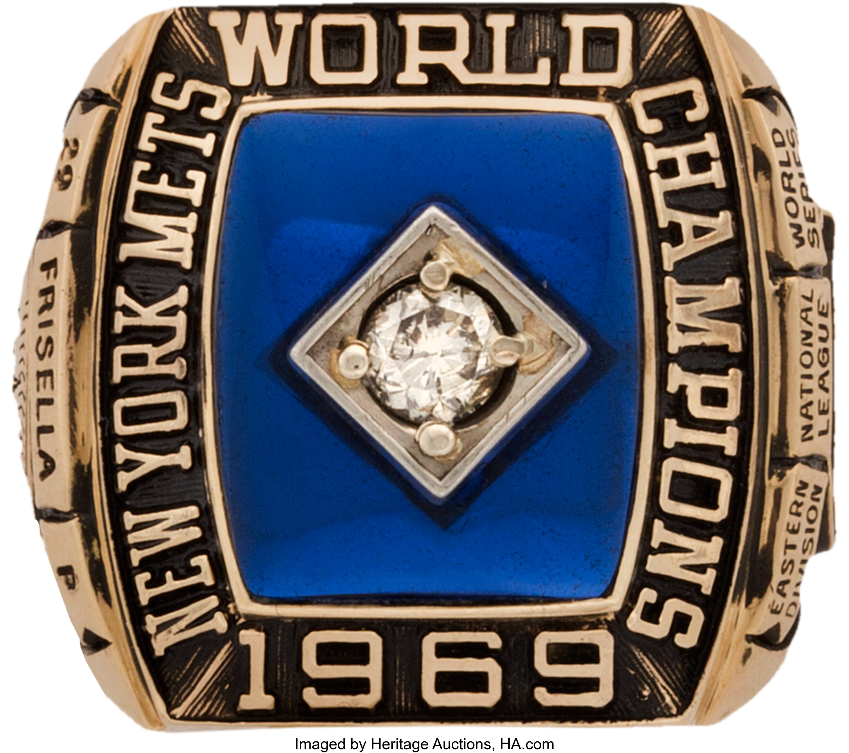 NY METS 1969 WORLD SERIES WHITE JERSEY SGA XL 50 ANNIVERSARY New York MLB