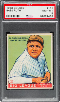 At Auction: 1933 Goudey #222 Charlie Gehringer.