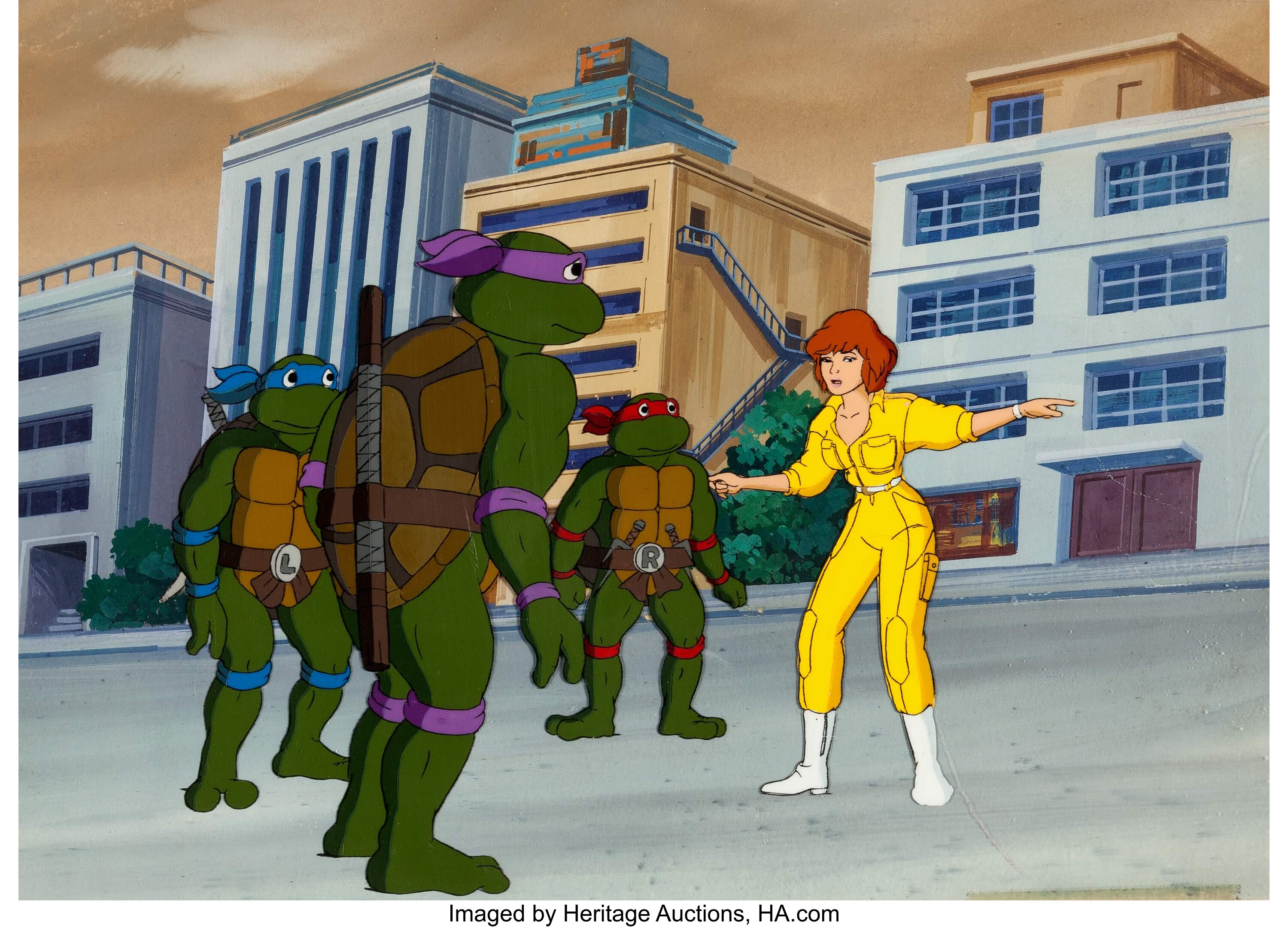 Teenage Mutant Ninja Turtles Leonardo Raphael Donatello And April Lot 11166 Heritage Auctions 